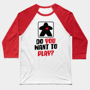 Meeple Love Baseball T-Shirt